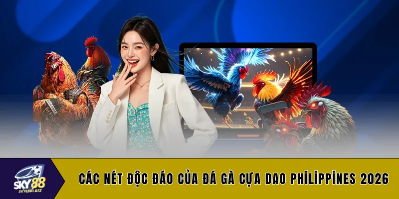 Các nét độc đáo của đá gà cựa dao Philippines 2026