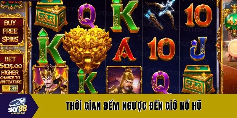 Thời gian đếm ngược đến giờ nổ hũ