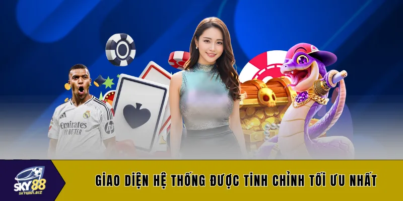 Giao diện hệ thống được tinh chỉnh tối ưu nhất